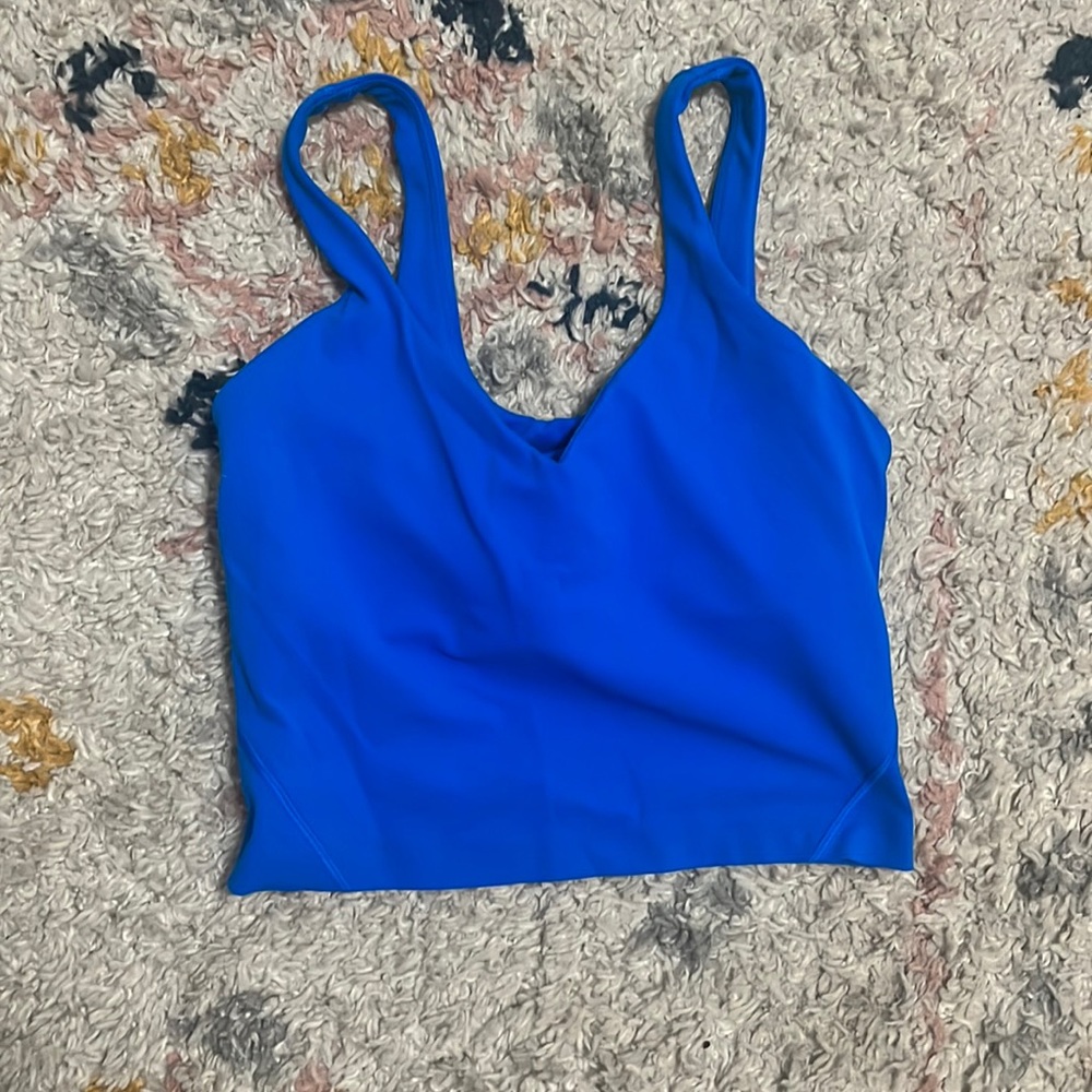 Poolside blue align tank size 4